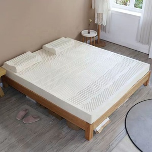 Colchón de Látex Natural Auténtico de Tailandia, Superficie de Sueño Orgánica Tipo Dunlop, Transpirable, con Soporte Perforado, para Recámara Principal - Product Image 5