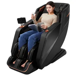 Di Lusso all'ingrosso 4D Zero Gravity Massage Chair con Macchina di Massaggio Completo Del Corpo