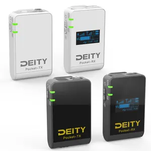 Deity2.4Gワイヤレス製品と互換性のあるDeityPocketワイヤレスブラック/ホワイトマイクUSBマイク録音マイク