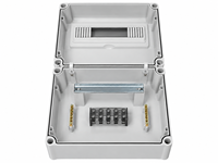 Boîtier de prise extérieur portable et étanche IP66 en PC ignifuge pour installation de disjoncteur de borne de recharge