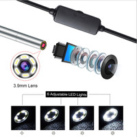 3.9mm LED sürücü Full HD özel Logo destek 4 adet LED ışıkları su geçirmez hava geçirmez geniş açı IP67 2 yıl sabit odak CMOS
