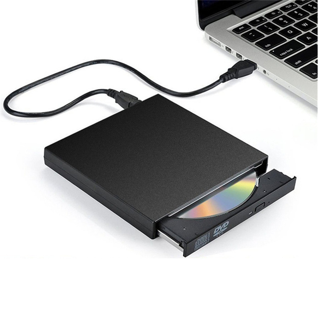 USB 2.0 External ODD&HDD Optical Drive CD-RW DVD Recorder for Laptop and Desktop Computers