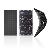 Écran LED flexible intérieur P2.0 Module souple Affichage mural Garantie 3 ans Densité de pixels 256000 points/m 0-800cd/m