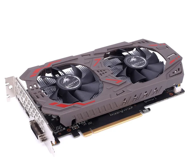 Used GeForce GTX 1060 5GB GDDR5 Gaming Graphics Card with Fan Cooling for Desktop PCI Express 4.0