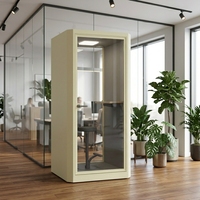 UNIBOOTH - Cabine de bureau insonorisée 30 dB, ignifuge ISO 23351, à montage rapide, pour espace de coworking et studio - Exportation mondiale