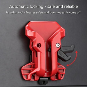 Étui à outils avec crochet autobloquant, clip ceinture, tournevis, multi-<span class=keywords><strong>outil</strong></span> <span class=keywords><strong>pneumatique</strong></span> et électrique, compatible avec toutes les grandes marques d'outils - Product Image 4