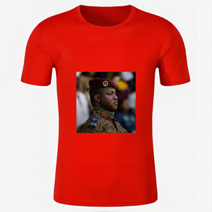 Wholesale Custom 2025 Burkina Faso Presidential Campaign T-Shirts Polyester Sublimation Print Fast Delivery - Product Image 4