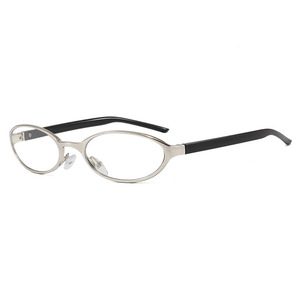 Gafas de Sol Futuristas 2026, Nuevo Producto, Monturas Ovaladas Modernas para Hombre y Mujer, Patillas Metálicas, Protección UV400, Diseño Y2K, Unisex - Product Image 6