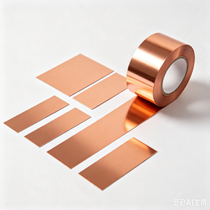 Ruban de blindage EMI en <span class=keywords><strong>cuivre</strong></span> pur auto-adhésif/acquiescent à l'eau pour la réduction du bruit des câbles audio - Product Image 2