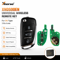 Télécommande universelle sans fil XNDS00EN à 3 boutons en plastique et métal, garantie 12 mois pour voitures de type DS, compatible avec les clés VVDI2/VVDI
