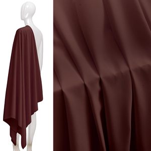 Black Drapey Cotton Polyester Fabric, Soft Breathable Light Suede Cloth by Yard for Dress Shirt Curtain & DIY Crafts - Product Image 5