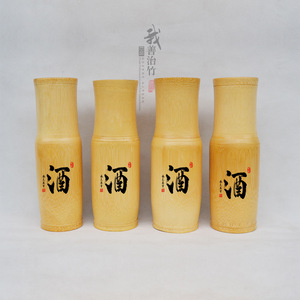 Bamboo Wine Barrel Custom Made For Liquor Packaging Gift Use - Product Image 4
