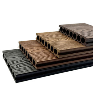 Tarima de WPC Impermeable y Antideslizante con Relieve 3D de Grano de Madera de Teca, Sistema de Clic Cuadrado, Suelo Compuesto de Madera y Plástico para Exteriores, para Europa - Product Image 3