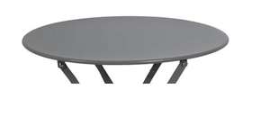 Ensemble table basse et chaises pliantes en métal moderne, revêtement poudré imperméable, mobilier d'extérieur pour appartement et salle d'attente - Product Image 6