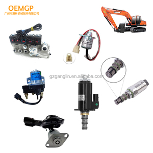 Suku Cadang Mesin Konstruksi Katup <span class=keywords><strong>Solenoid</strong></span> 410116-00395 D517203 410126-00006 untuk Doosan DH55 DH60 DX140LC DX225 DX340 - Product Image 1