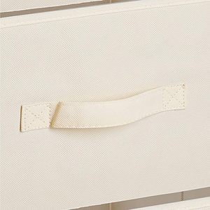 Casa di stoccaggio cassettone torre con 3 cassetti in tessuto rimovibile per camera da letto - Product Image 5