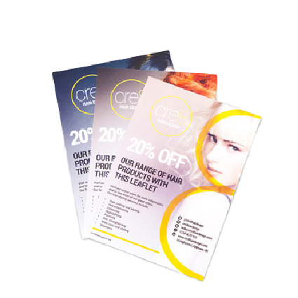 Custom Beauty Promotion Restaurant Advertising Menu Poster Flyers Leaflet Printing Service Art Paper Fast Printing for Business