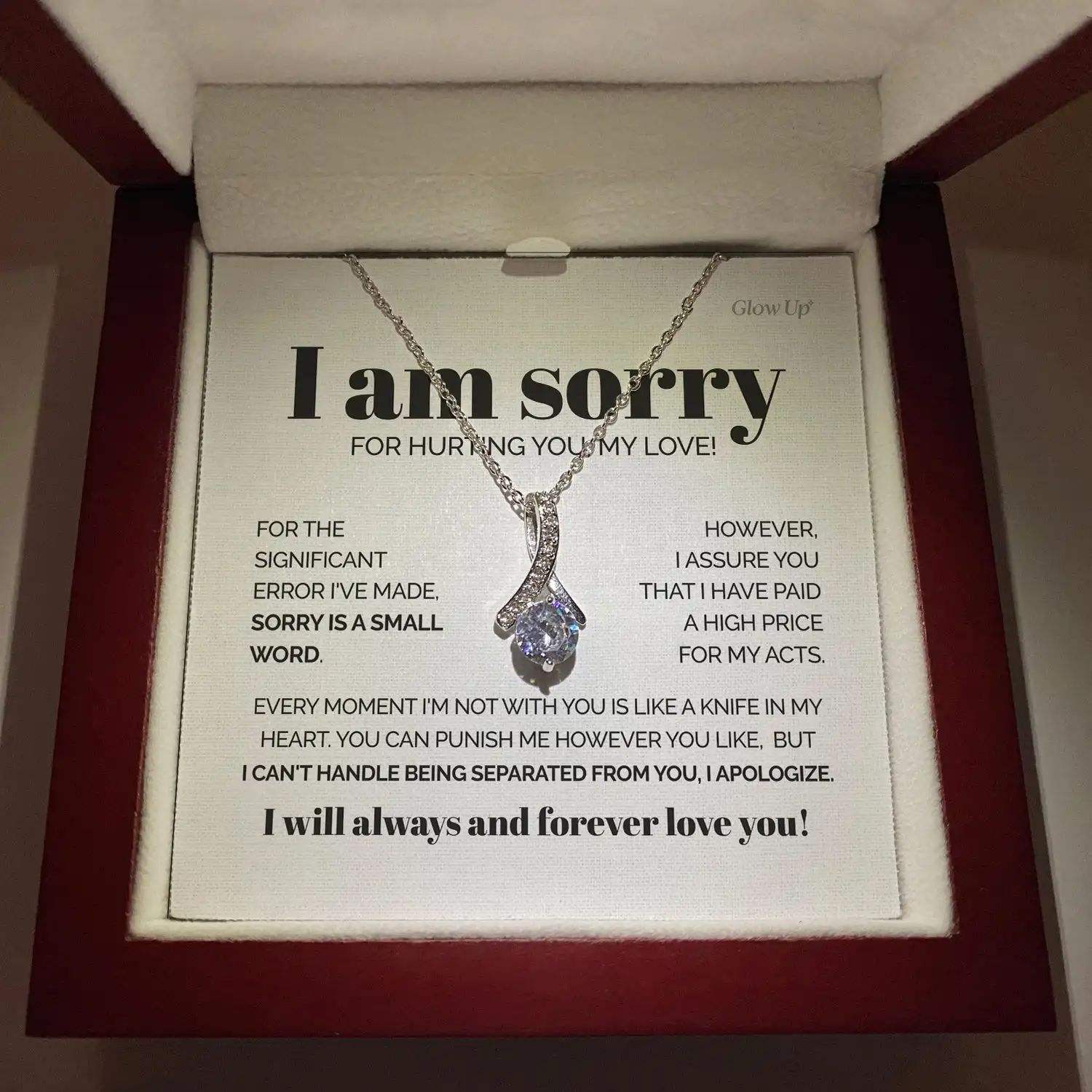 Necklace + Card Gift Box LED