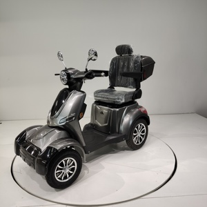 <span class=keywords><strong>Moto</strong></span> électrique à quatre roues DINGYITOP, modèle MS-08, homologation européenne, couleur grise, 1000 watts, avec boîte de rangement arrière - Product Image 1