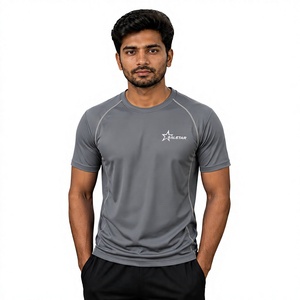 Haut de compression pour homme de haute qualité à séchage rapide, vêtement de sport léger pour la course à pied et l'entraînement en salle de sport, haut tendance - Product Image 1