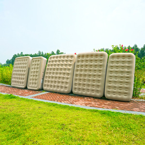 Colchón Inflable Doble de TPU para <span class=keywords><strong>Camping</strong></span>, Colchón de Aire con Superficie Aterciopelada para Acampar al Aire Libre, Viajes a la Playa, Actividades en el Jardín - Product Image 4