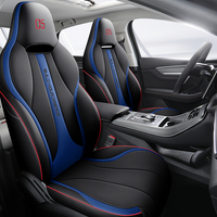 Fundas de Asiento de Coche de Piel Sintética Personalizadas, Nuevas, para las Cuatro Estaciones, Compatibles con Airbag, Juego Completo para BYD Qin PLUS
