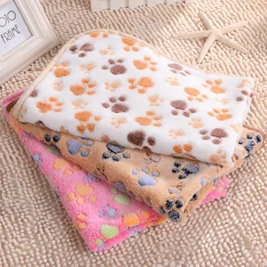 Hot Sale Manufacturer Spot Kennel Mat Autumn And Winter Warm Coral Fleece Blanket Pet Blanket