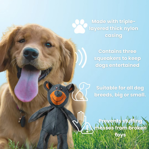 Nuevo Juguete Duradero de Nailon para Perros con Sonido, Juguete Interactivo para Masticar y Entrenar Mascotas para Jugar en Interiores y Exteriores - Product Image 5