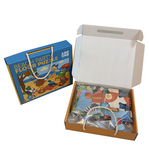 <span class=keywords><strong>Puzzle</strong></span> Educativo in Cartone da 48 <span class=keywords><strong>Pezzi</strong></span> con Scatola con Maniglia in Corda per Bambini da <span class=keywords><strong>2</strong></span> a 4 Anni, Giocattolo Fai-da-Te Prodotto in Cina - Product Image 5