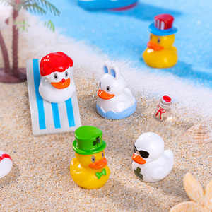 Multicolor <strong>Easter</strong> Mini Resin Ducks to Hide Miniature Ducks Figures Crafts <strong>Ornaments</strong> for Fairy Garden Dollhouse Micro Landscape - Product Image 4