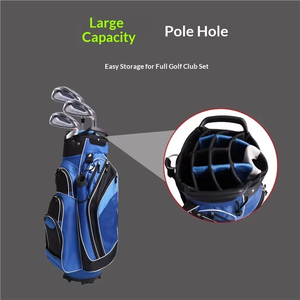 Bolsa de Golf Personalizada Dericsson, de Nailon Impermeable, Gran Capacidad, con 14 Compartimentos para Palos de Golf - Product Image 6