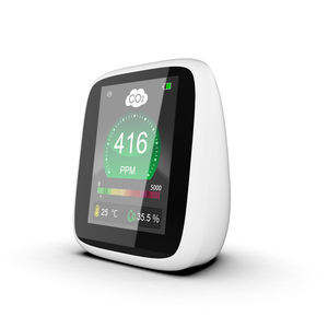 NDIR sensörü <span class=keywords><strong>CO2</strong></span> dedektörü ve avrupa ülkelerinde gaz analizörü yüksek talep ile minyatür masaüstü hava kalitesi monitörü - Product Image 4
