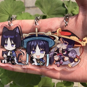 Llavero de Impact <span class=keywords><strong>Kunikuzushi</strong></span> Balladeer Scaramouche Wanderer, Accesorios de Anime, Colgante, Insignia, Regalo de Navidad - Product Image 2