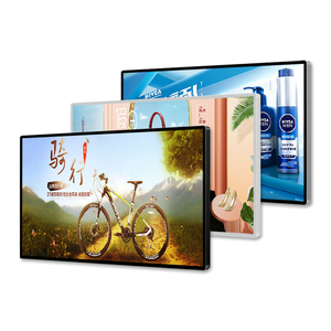 Fábrica de China, máquina de publicidad personalizada más Popular, pantalla montada en la pared, colgante Vertical para ascensor de tienda de té con leche - Product Image 4