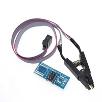 Programmateur de puces ECU UPA USB V1.3 Xprog avec adaptateur de carte EEPROM et pince SOP8 SOIC8 pour puces 24CXX & 25 / 95XXX 93CXX 35080