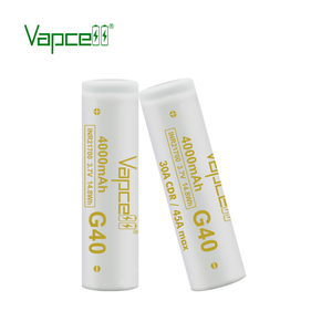 Аккумулятор литий-ионный цилиндрический Vapcell 21700 G40 4000 мАч 30А/45А 3.7В, перезаряжаемый, высокомощный, для фонарика и игрушек - Product Image 4