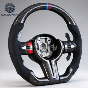 Volant de voiture en cuir personnalisé pour BMW F10 F20 F15 F31 F30 F32 F36 X1 X2 X3 X4 X5 X6 M2 M3 M4 GT E90 E92 E70 E82 E53 E89 E81 - Product Image 4