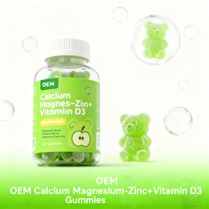 Gomitas de Calcio, <span class=keywords><strong>Magnesio</strong></span>, <span class=keywords><strong>Zinc</strong></span> <span class=keywords><strong>y</strong></span> Vitamina D3 que Favorecen la Salud Ósea, la Función Nerviosa e Inmunológica para Adultos <span class=keywords><strong>y</strong></span> Niños - Product Image 3