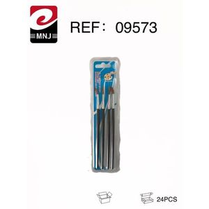 MNJ Paint Brushes Set 24Pcs Professional Art Painting Tools For Oil Acrylic Watercolor - Product Image 3