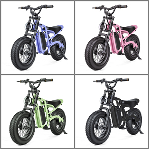 <span class=keywords><strong>Mini</strong></span> moto électrique pour enfants, sans balais, batterie au lithium 36V350W, double suspension, pneu gras 16x4 pour l'aventure et l'entraînement en plein air - Product Image 3