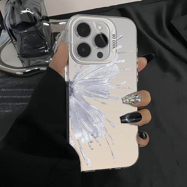 Hot Sale Luxury Butterflies Shockproof Mobile Phone Cases for Iphone17 Air 16 15 Plus Promax 14 13 12 11 X Protective Back Cover