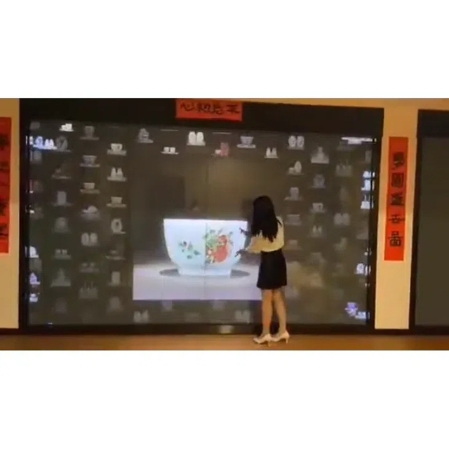 Rimless Glass Touch Interactive Projection Smart Glass Interactive Projection Touch Glass High Precision
