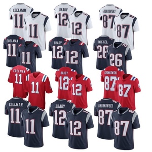 Футбол Джерси Американский Заказ Tom Brady Роба гронковски Джулиан Edelman Джош Гордон Football jerseys - Product Image 2