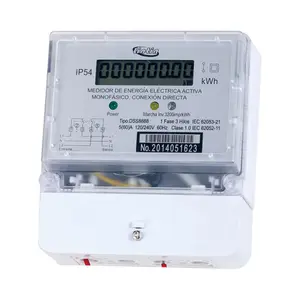 Single phase three wire infrared ANSI socket RS485 RF communication energy electricity kWh meter