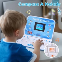 124 modos de aprendizaje niños inglés/español bilingüe portátil juguete educativo multifunción pantalla a Color máquina de aprendizaje computadora
