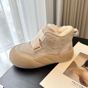 KUANGCHAO, <span class=keywords><strong>botas</strong></span> <span class=keywords><strong>de</strong></span> nieve para <span class=keywords><strong>mujer</strong></span>, novedad <span class=keywords><strong>de</strong></span> invierno 2025, mocasines gruesos hasta el tobillo y botines cálidos <span class=keywords><strong>de</strong></span> felpa - Product Image 3