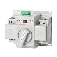 Mini-commutateur de transfert automatique triphasé de type CB 4P 63A, inverseur de source double alimentation AC400V