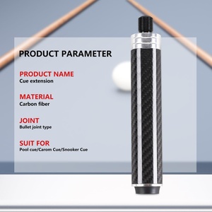 Extensión Universal <span class=keywords><strong>de</strong></span> Fibra <span class=keywords><strong>de</strong></span> Carbono para Taco <span class=keywords><strong>de</strong></span> <span class=keywords><strong>Billar</strong></span> con 3 Amortiguadores, Extensor Ligero <span class=keywords><strong>de</strong></span> 6 Pulgadas para la Mayoría <span class=keywords><strong>de</strong></span> las Marcas <span class=keywords><strong>de</strong></span> <span class=keywords><strong>Tacos</strong></span> - Product Image 2