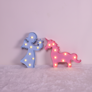 Lampe LED Licorne en forme de panneau lumineux pour chambre d'enfant, en matériau <span class=keywords><strong>PC</strong></span>, décoration animale de dessin animé pour chambre d'enfant et décoration intérieure - Product Image 5