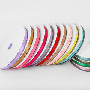 Commercio all'ingrosso della fabbrica del nastro di raso del poliestere 100% di colore solido 1/4 ''nastro per l'imballaggio - Product Image 2